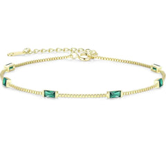 Colorful Square Zircon Geometric Bracelet