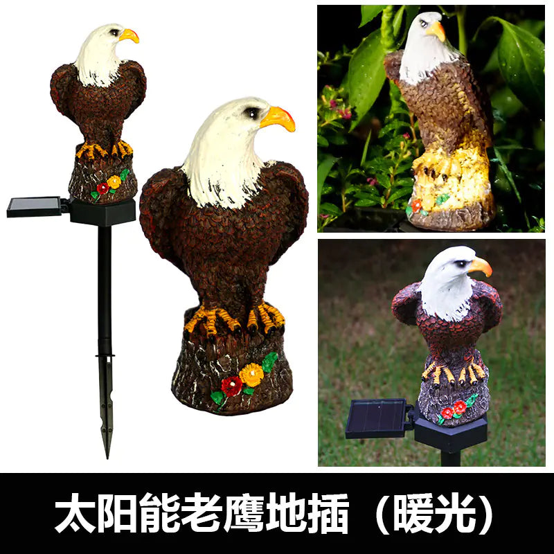 Solar Animal Garden Stake Light - Owl, Squirrel, Panda