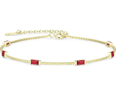 Colorful Square Zircon Geometric Bracelet