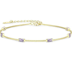 Colorful Square Zircon Geometric Bracelet