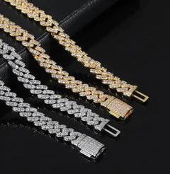 8mm Cuban Flip Bracelet