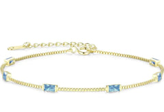 Colorful Square Zircon Geometric Bracelet