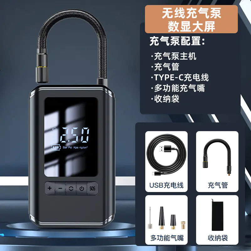 Portable Car Wireless Air Pump for Tires