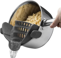 Silicone Kitchen Snap N Strain Filter