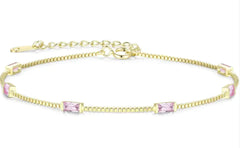 Colorful Square Zircon Geometric Bracelet