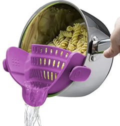 Silicone Kitchen Snap N Strain Filter