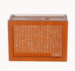 Wood Money Bank